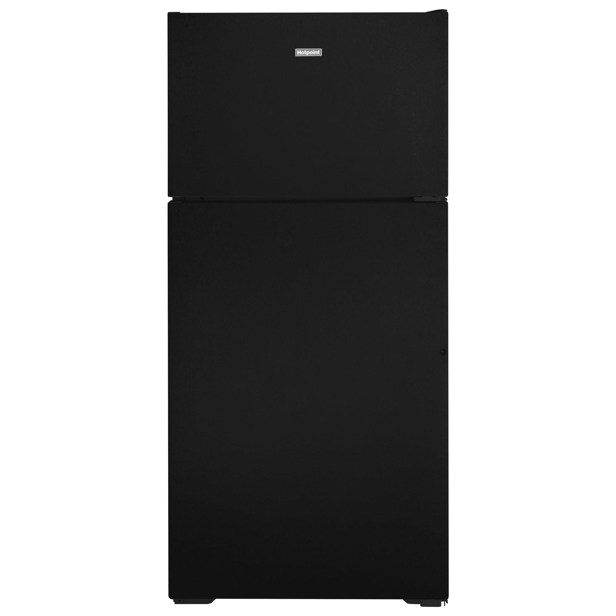 GE Appliances HPS18BTNRBB Hotpoint 17.5 Cu. Ft. Recessed Handle